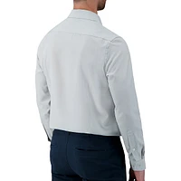 Regular-Fit Mini Box-Print 4-Way Stretch Dress Shirt