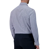 Regular-Fit 4-Way Check Dress Shirt