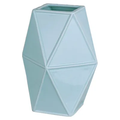 Geometric Ceramic Decorative Vase