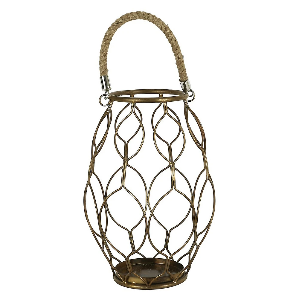 Oval-Shaped Candle Lantern