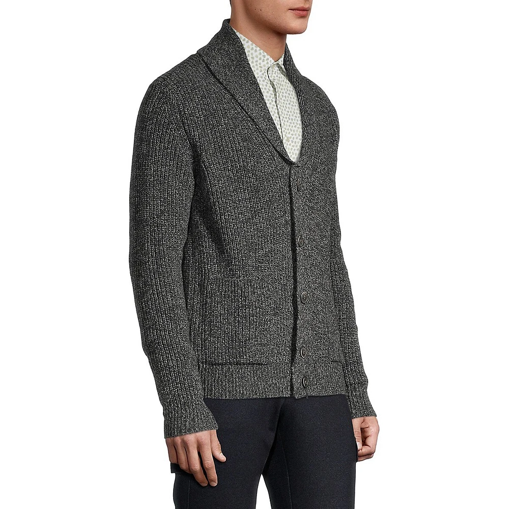 Shawl Lapel Cardigan