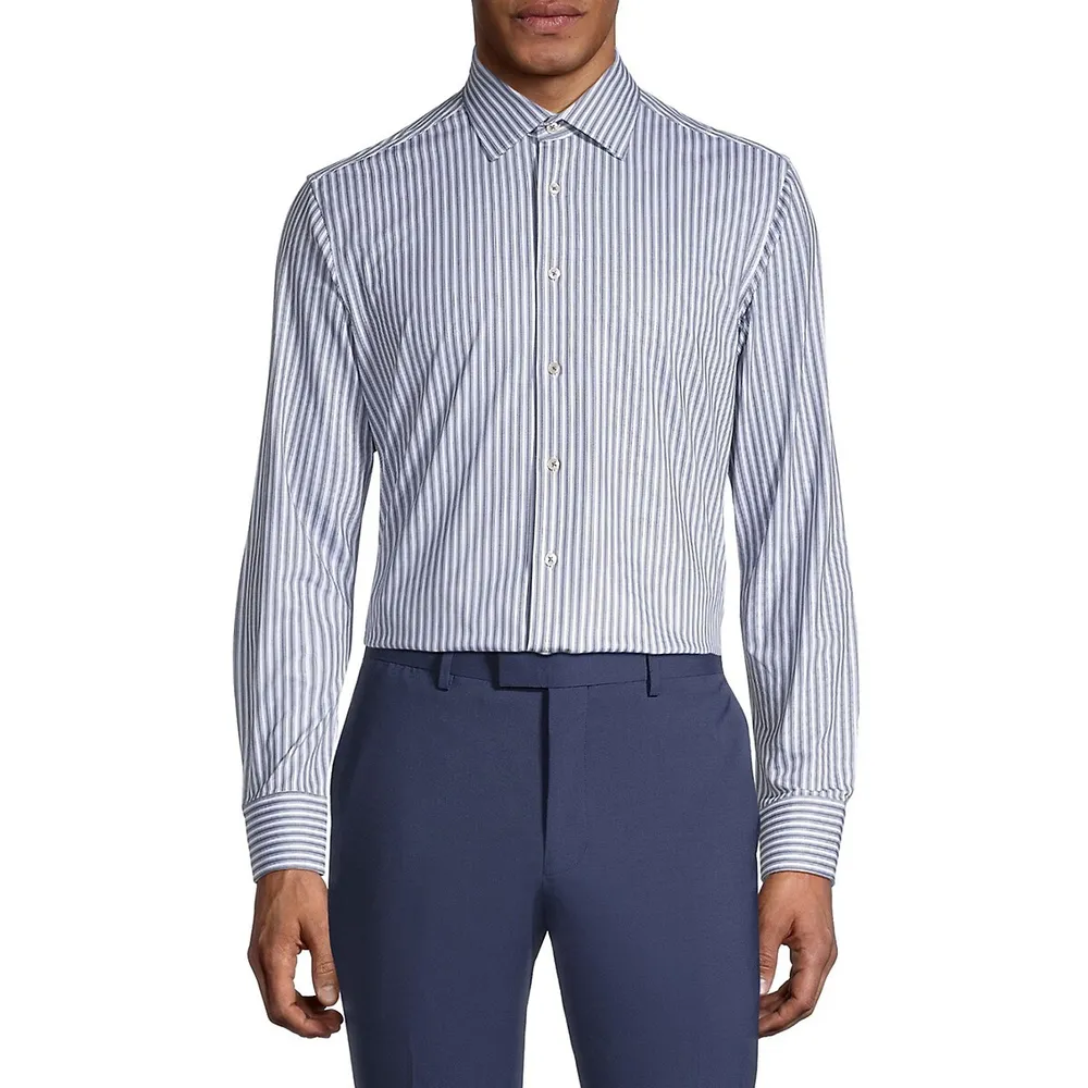 4-Way Stretch-Knit Dress Shirt