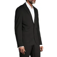 Soft Single-Breasted Suit Jacket