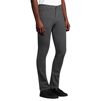 Pantalon en denim extensible ton sur