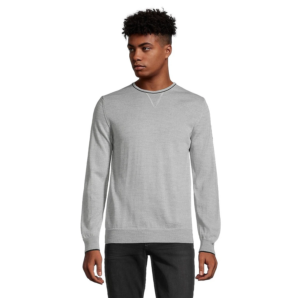 Crewneck Knitted T-Shirt