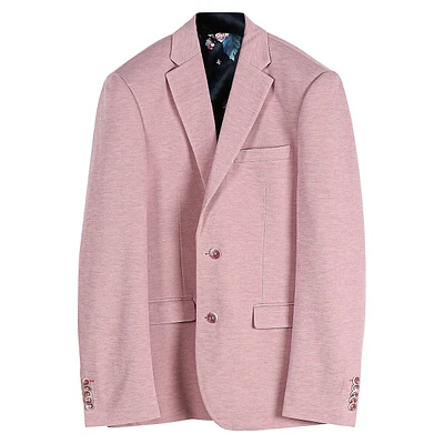 Slim-Fit Knit Blazer