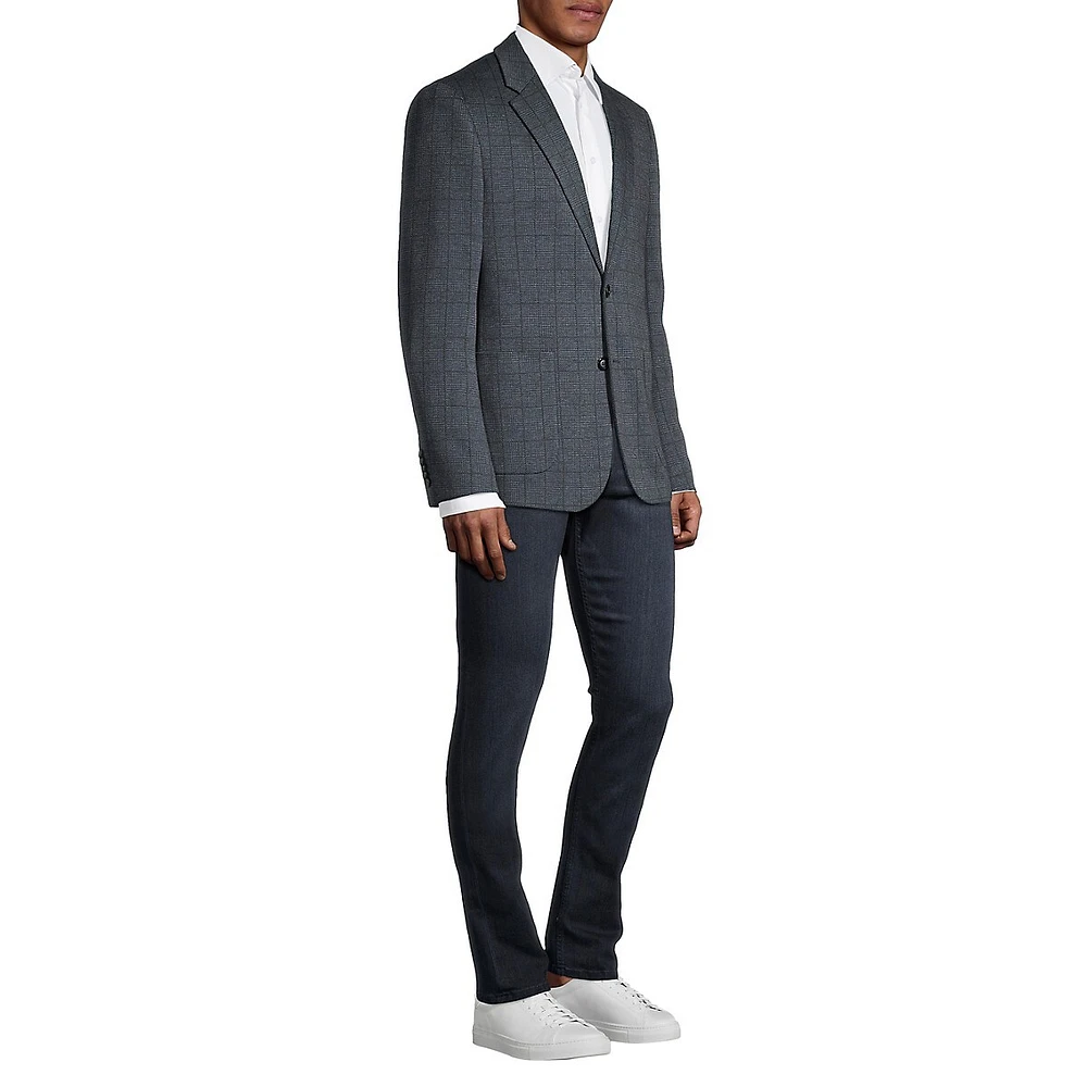 Slim-Fit Deconstructed Soft Blazer