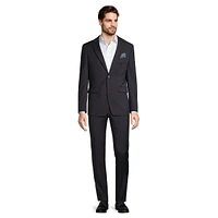 Slim-Fit Wool-Blend Stretch Suit