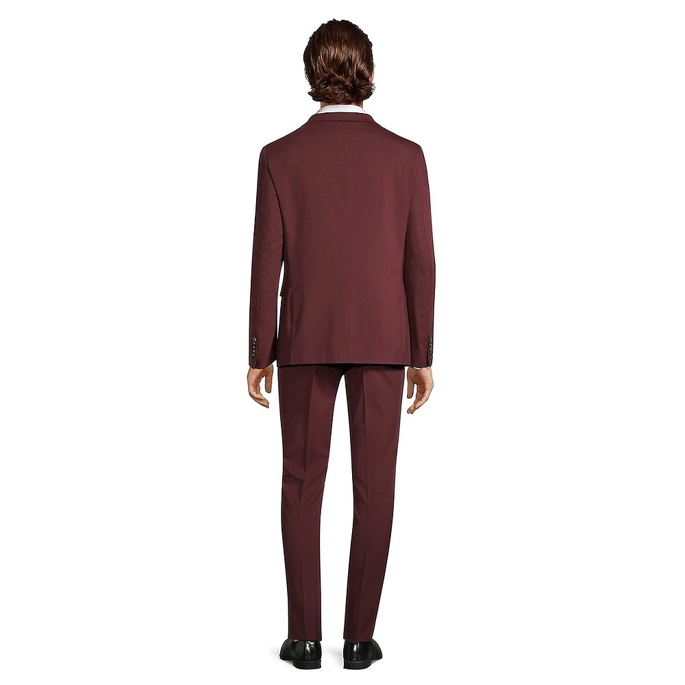 Slim-Fit Wool-Blend Stretch Suit