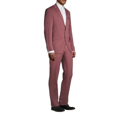 Slim-Fit Wool-Blend Suit