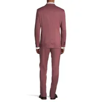 Nested Single-Breasted Slim-Fit Blazer