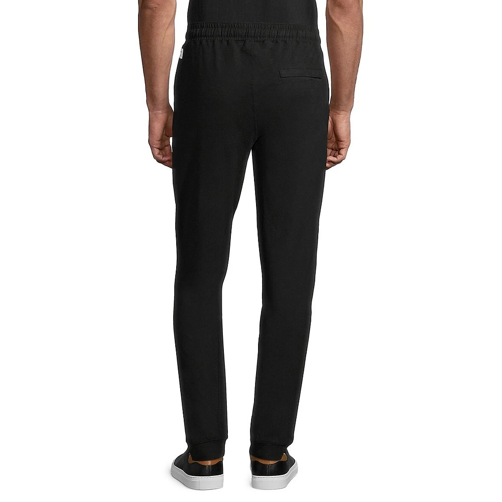 Elasticated Drawcord Cuffed Joggers