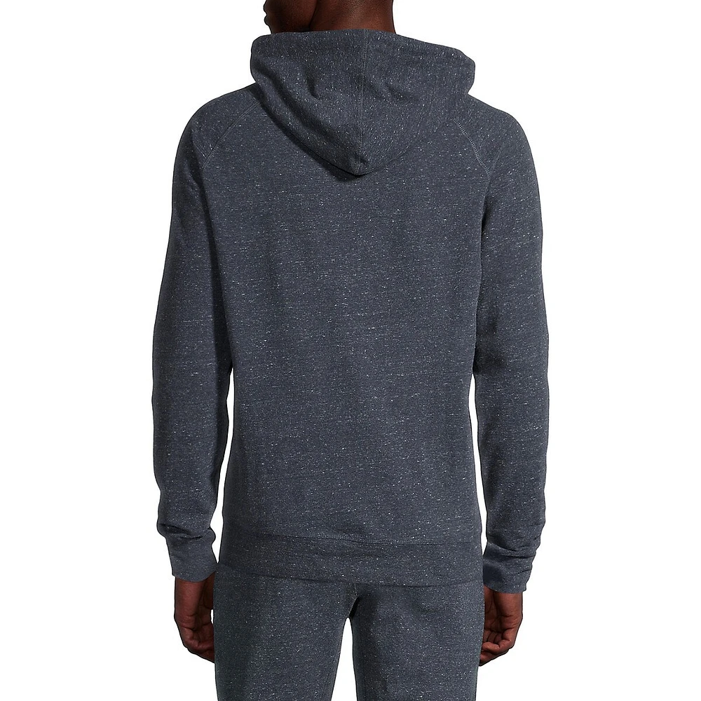 Raglan-Sleeve Ribbed Hoodie