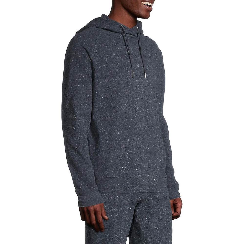 Raglan-Sleeve Ribbed Hoodie