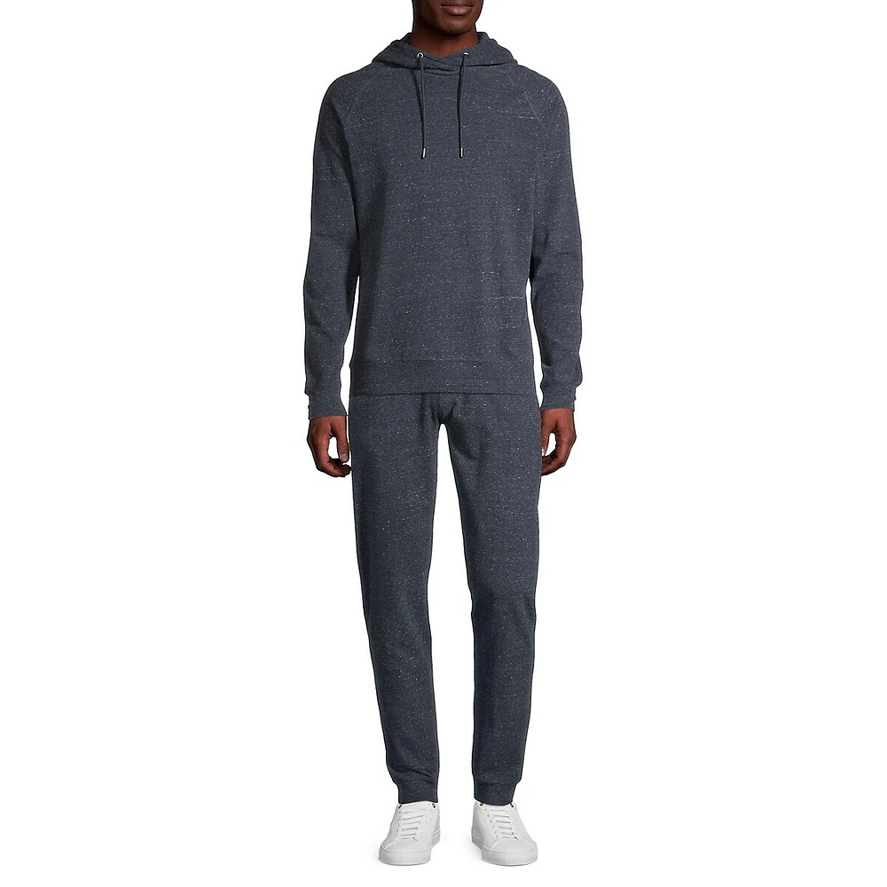 Raglan-Sleeve Ribbed Hoodie