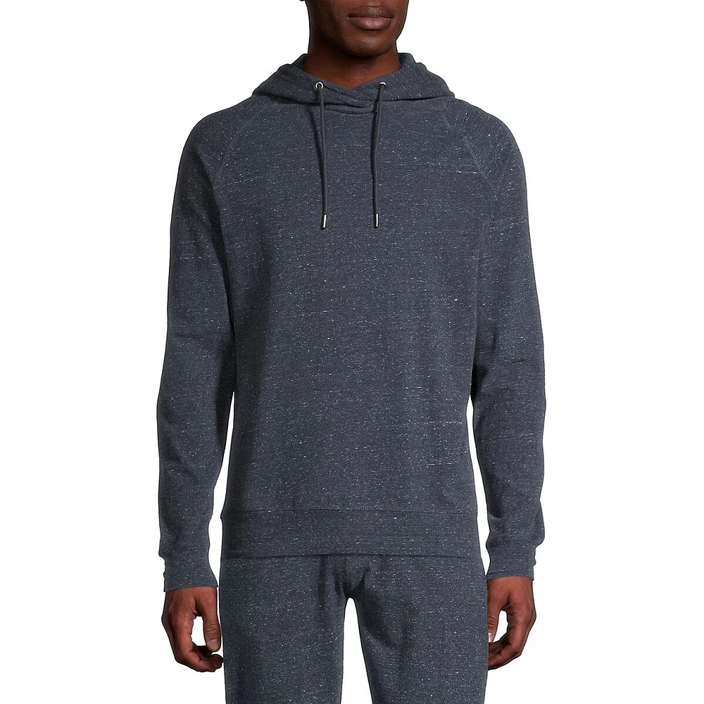 Raglan-Sleeve Ribbed Hoodie
