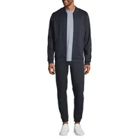 Full-Zip Baseball Bomber Jacket