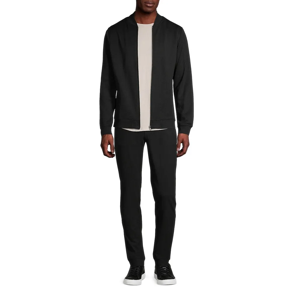 Full-Zip Baseball Bomber Jacket