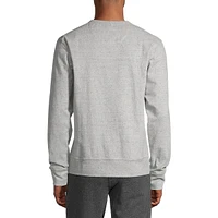 Ribbed Crewneck Sweatshirt