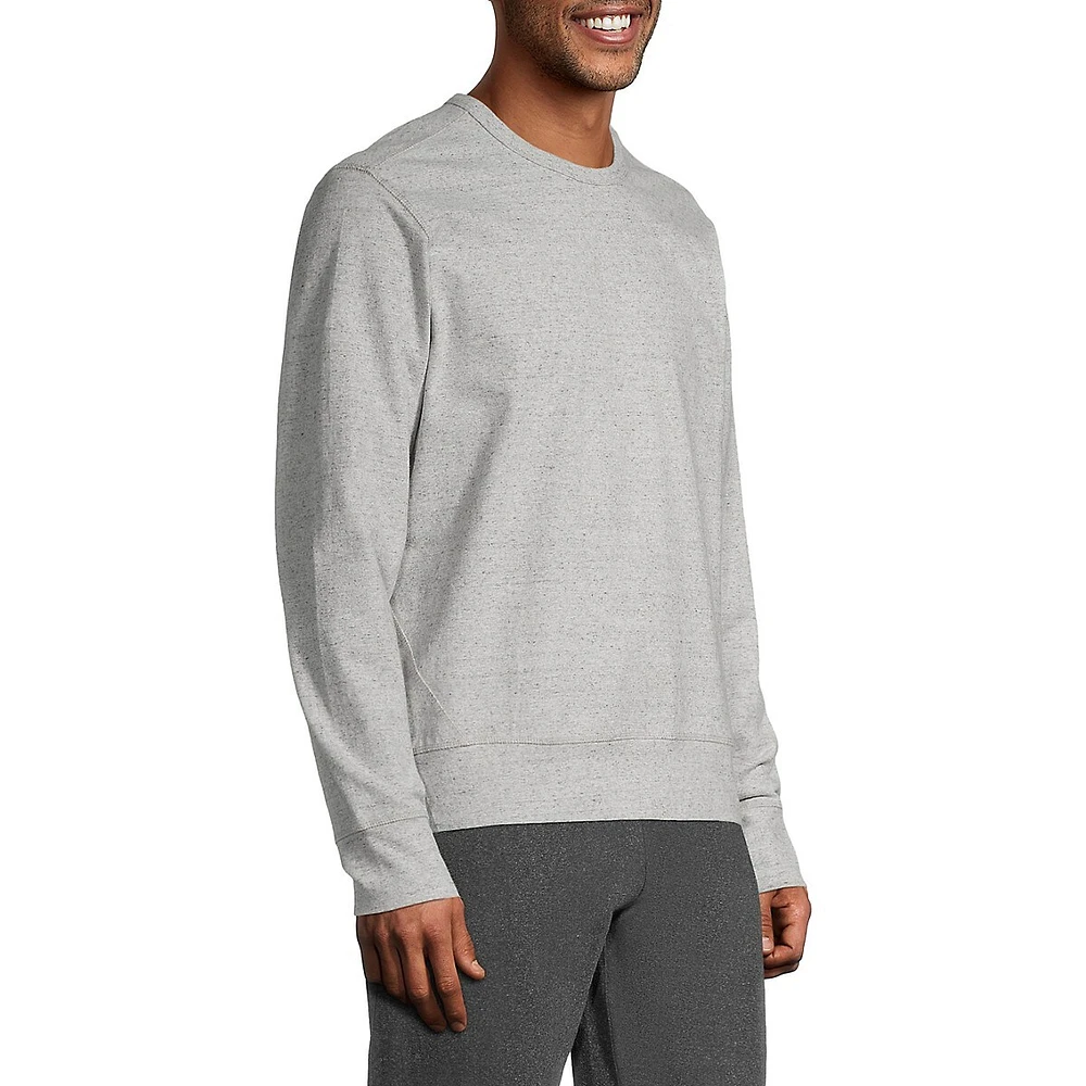 Ribbed Crewneck Sweatshirt