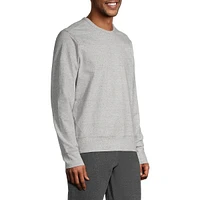 Ribbed Crewneck Sweatshirt