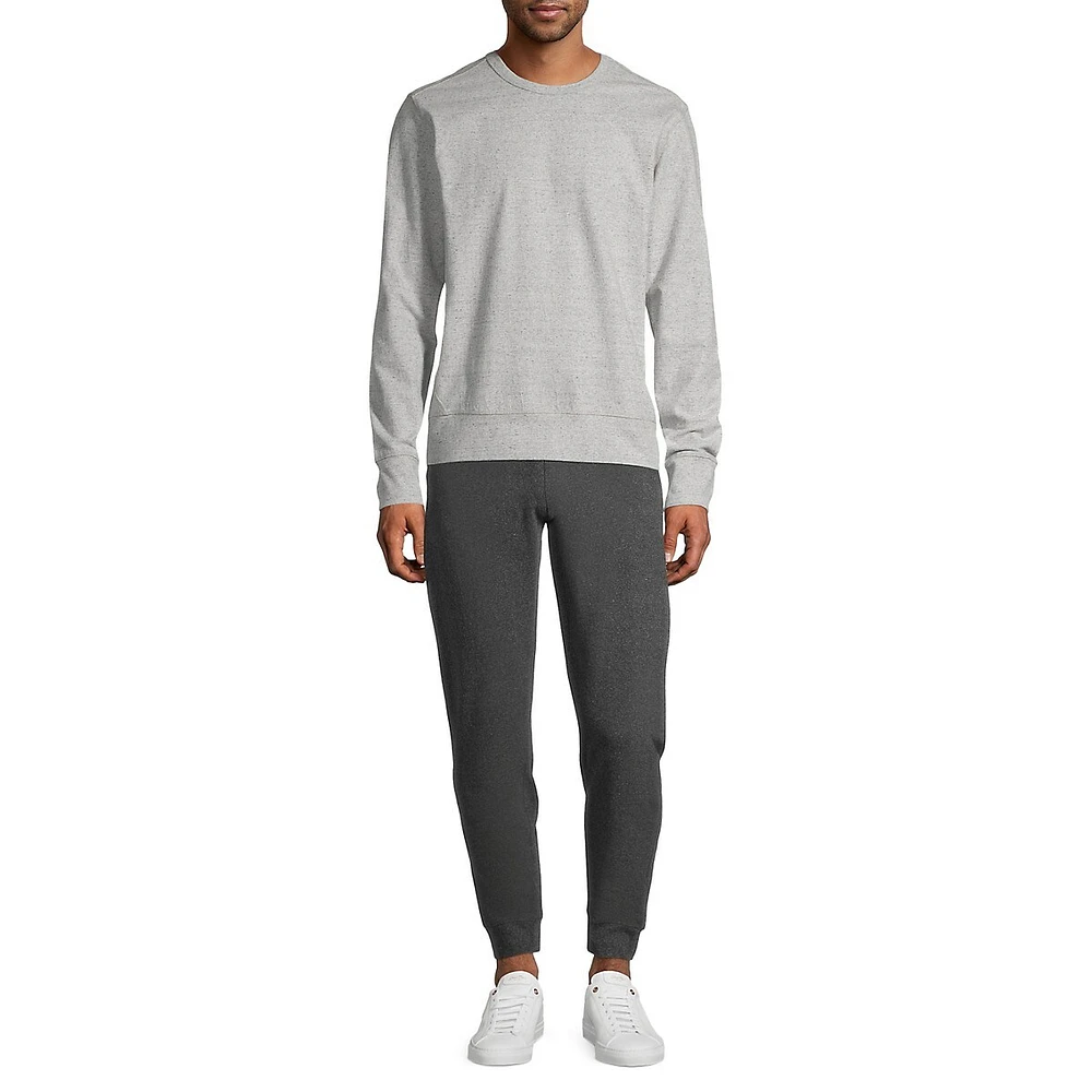 Ribbed Crewneck Sweatshirt