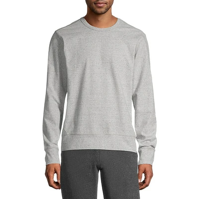 Ribbed Crewneck Sweatshirt