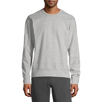 Ribbed Crewneck Sweatshirt