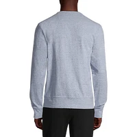 Ribbed Crewneck Sweatshirt