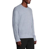Ribbed Crewneck Sweatshirt