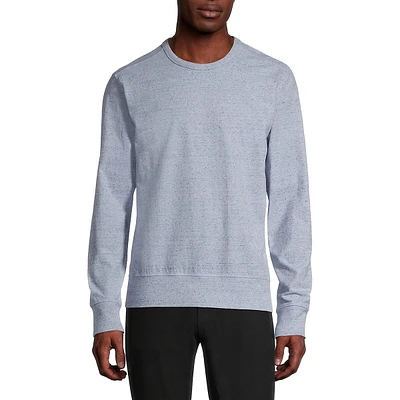 Ribbed Crewneck Sweatshirt