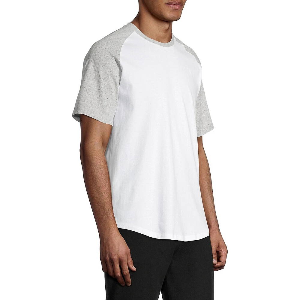 Colourblock Raglan-Sleeve T-Shirt