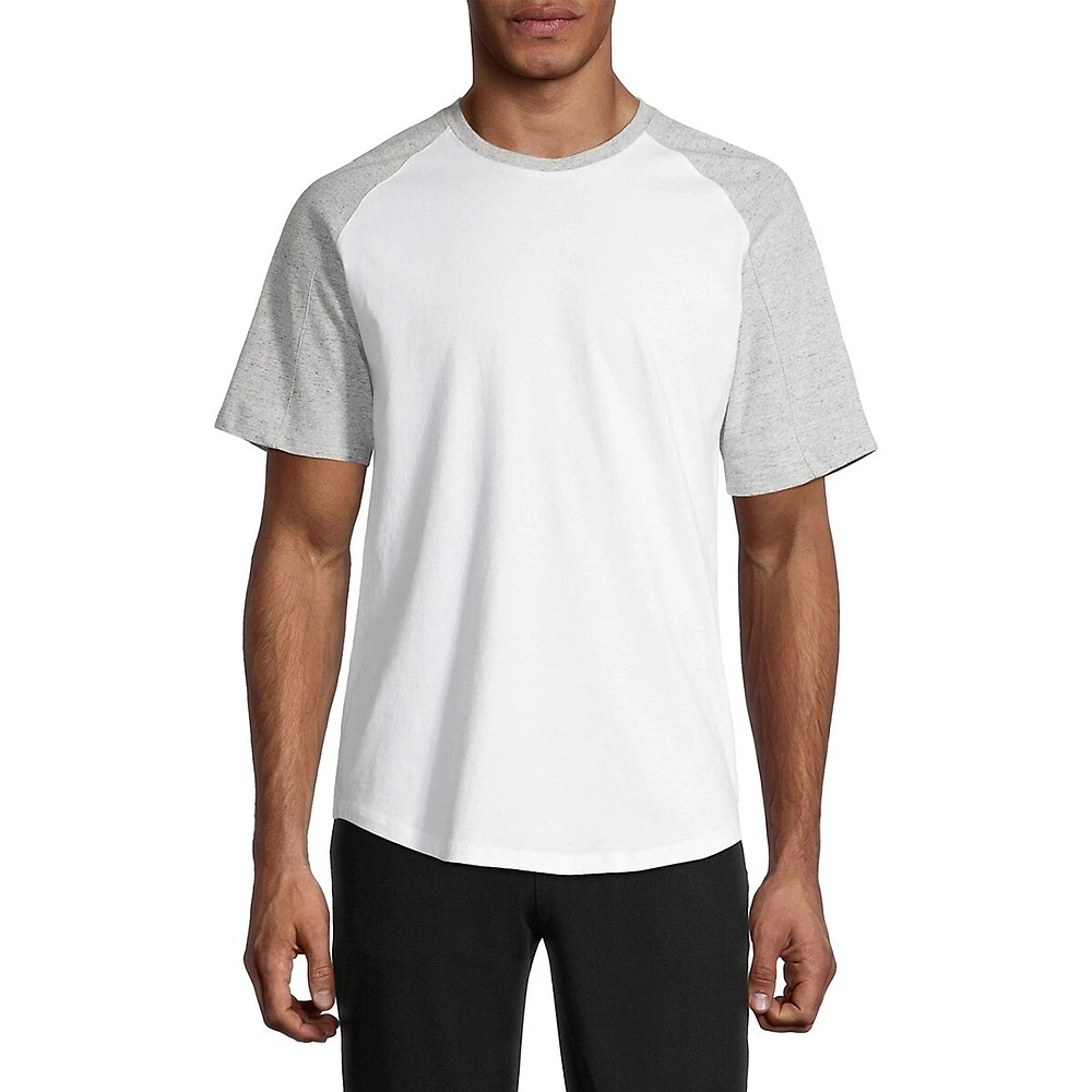 Colourblock Raglan-Sleeve T-Shirt