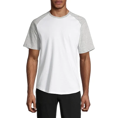 Colourblock Raglan-Sleeve T-Shirt