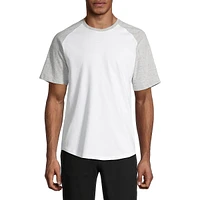 Colourblock Raglan-Sleeve T-Shirt
