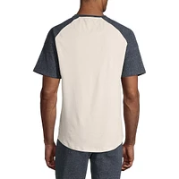 Colourblock Raglan-Sleeve T-Shirt
