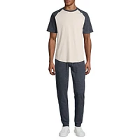 Colourblock Raglan-Sleeve T-Shirt