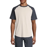 Colourblock Raglan-Sleeve T-Shirt