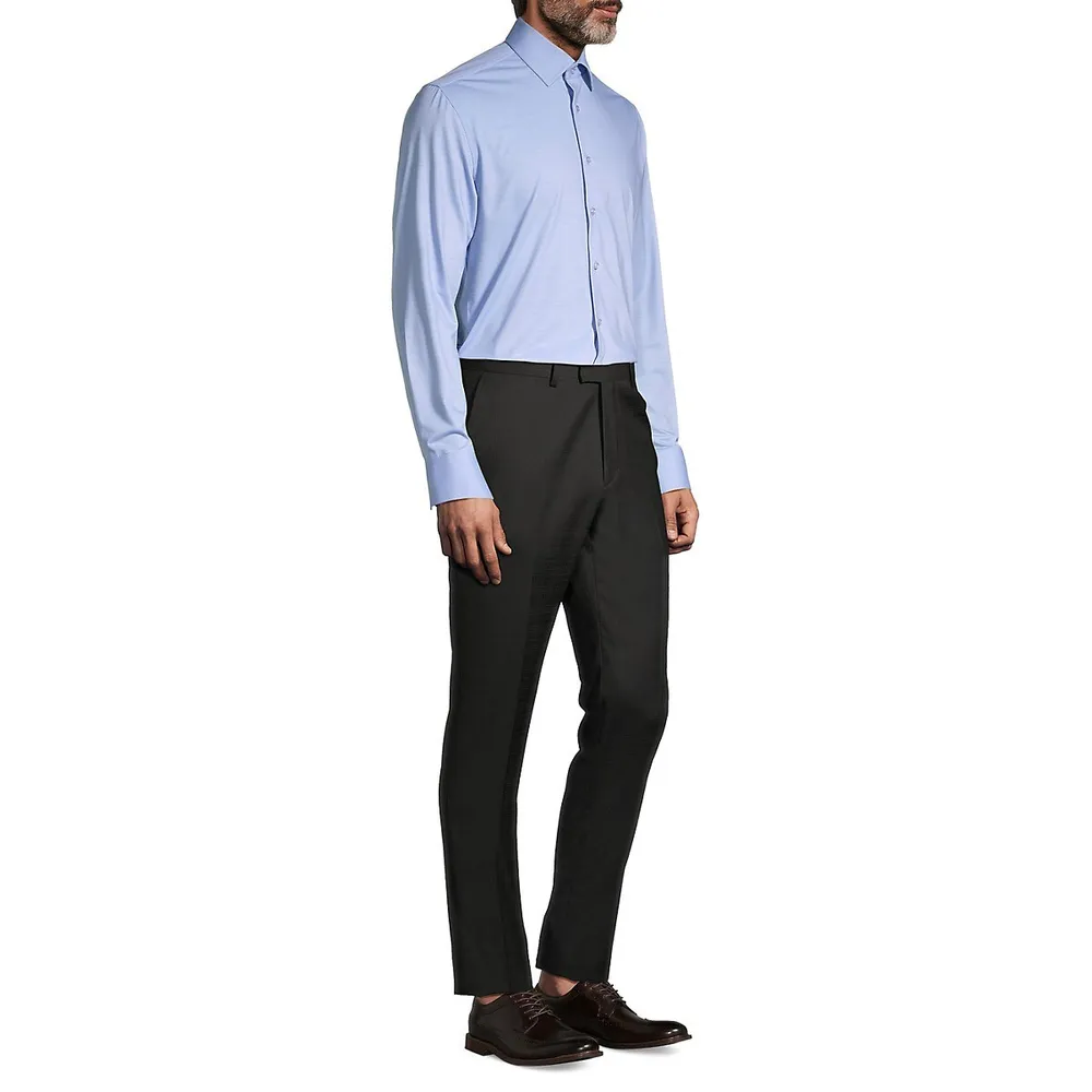 4-Way Stretch-Knit Dress Shirt