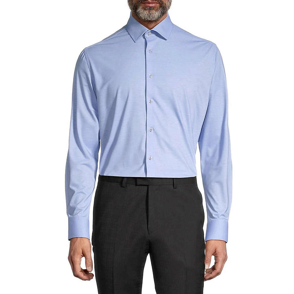 4-Way Stretch-Knit Dress Shirt