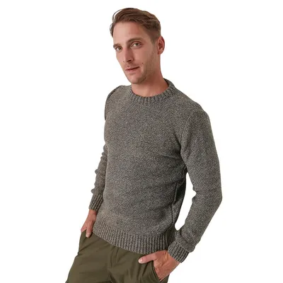 Male Slim Fit Basic Crew Neck Knitwear Sweater