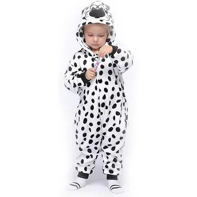Cute Dalmatian Kid Onesie Costume