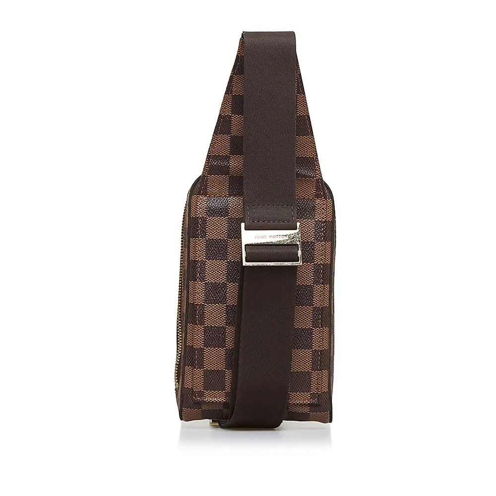 Louis Vuitton Brown, Pattern Print Damier Ebene Twice