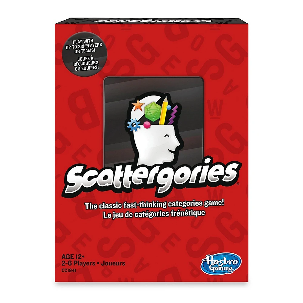 Scattergories Board Game