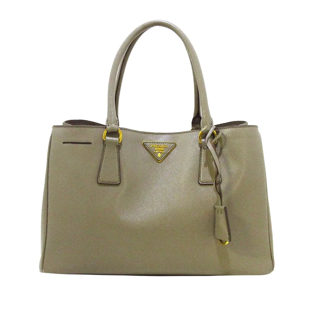 Prada Pre-loved Extra Large Saffiano Lux Galleria Double Zip Tote