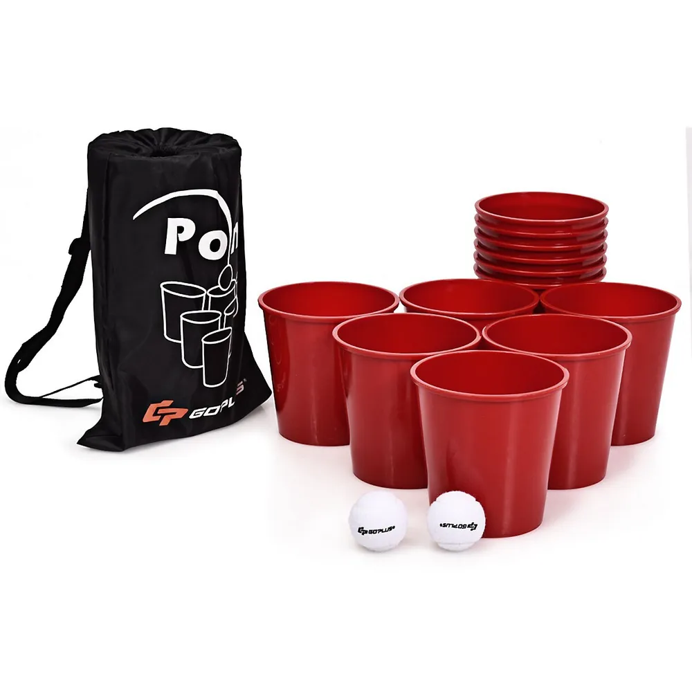 Goplus 6’x3’ Portable Tennis Ping Pong Folding Table w/Accessories Indoor  Outdoor Game