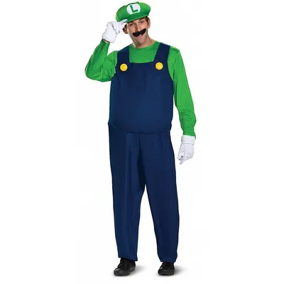 Luigi Deluxe Adult Costume