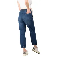 Women's 5 Pocket Cropped Leg Jogger Jeans