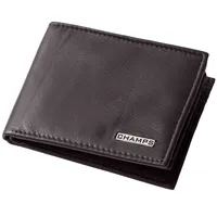 Black Label Leather Rfid Flip-up Passcase Wallet