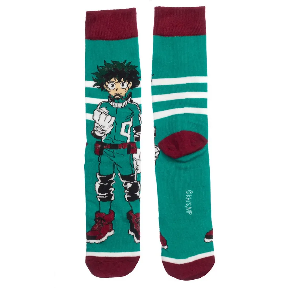 Bioworld My Hero Academia The Big 3 Juniors Ankle Socks 5 Pair - Mens